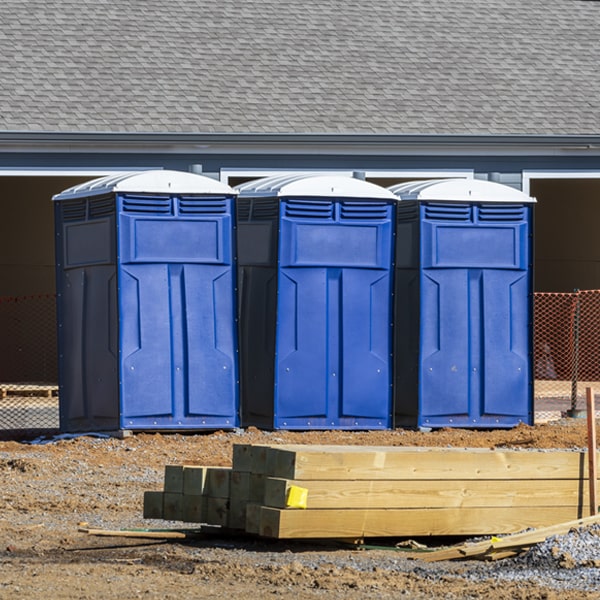 what is the expected delivery and pickup timeframe for the portable toilets in Ephratah New York